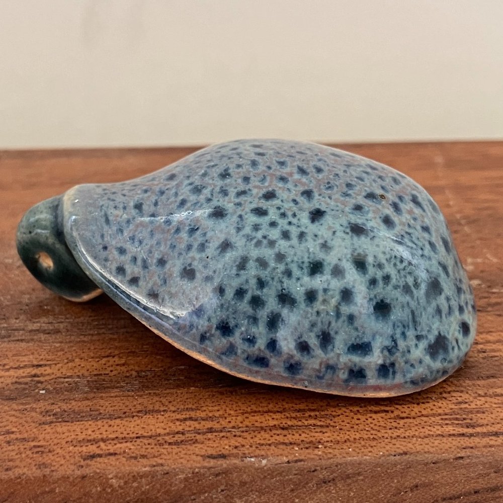 Glazed Pottery Turtles - Set of 4 - Vintage - Picture 3 of 8